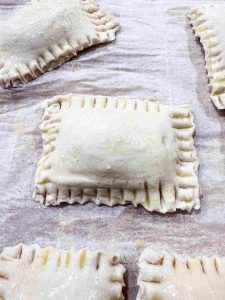 Pressed 3 Ingredient Cuban Guava Pastries open pastry forming pressed