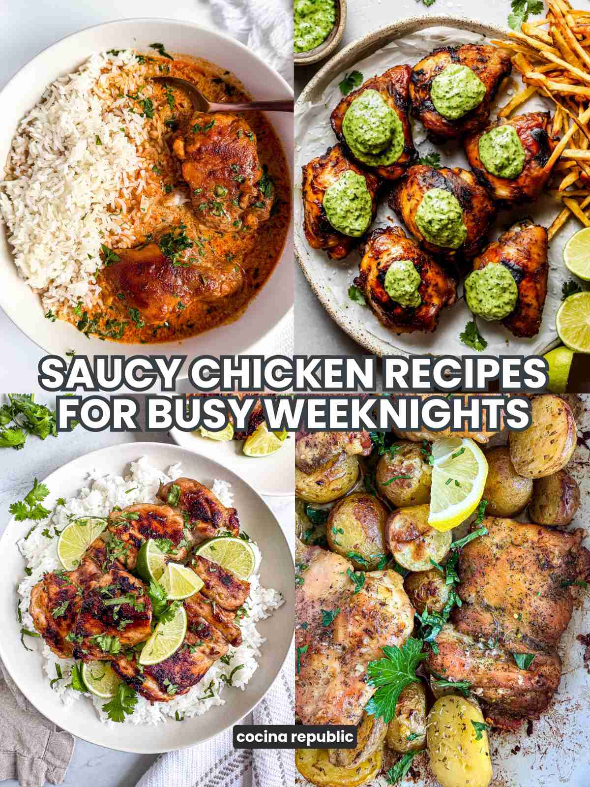 Saucy Chicken Recipes For Busy Weeknights